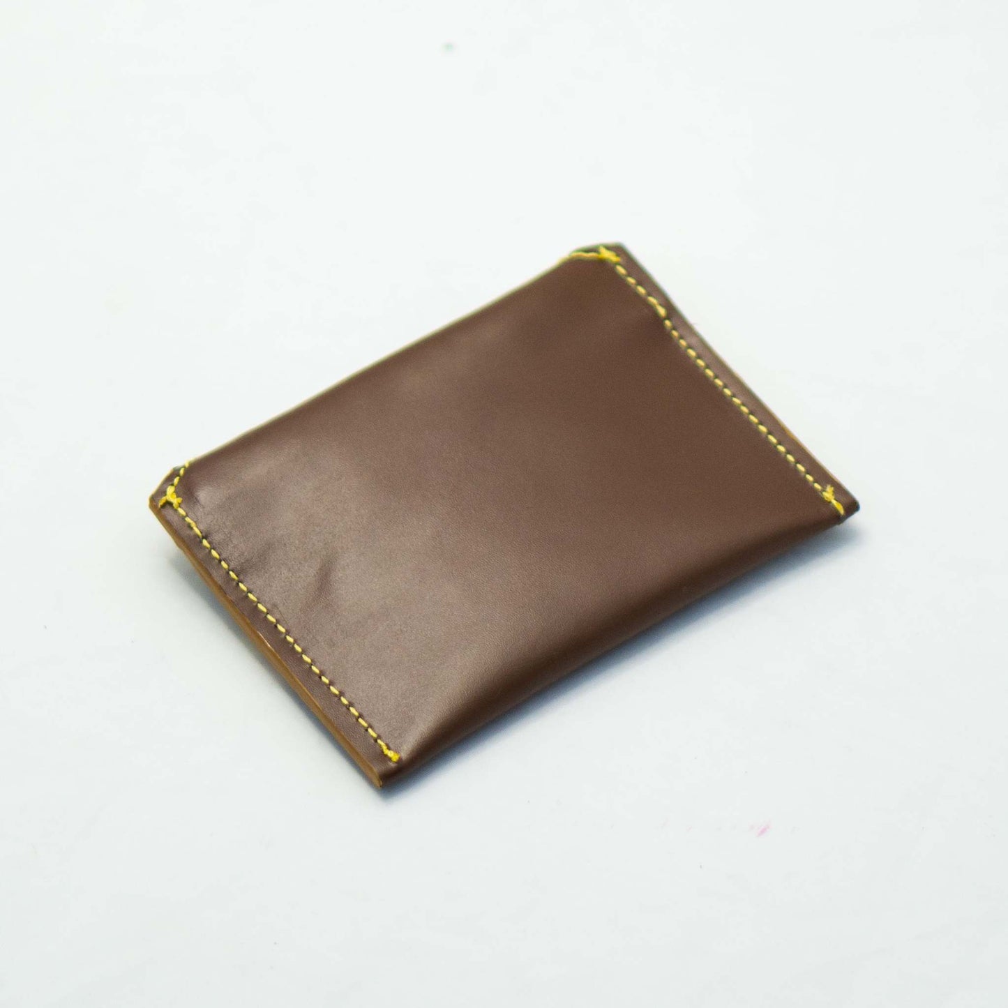 Cartera compacta origami "café"