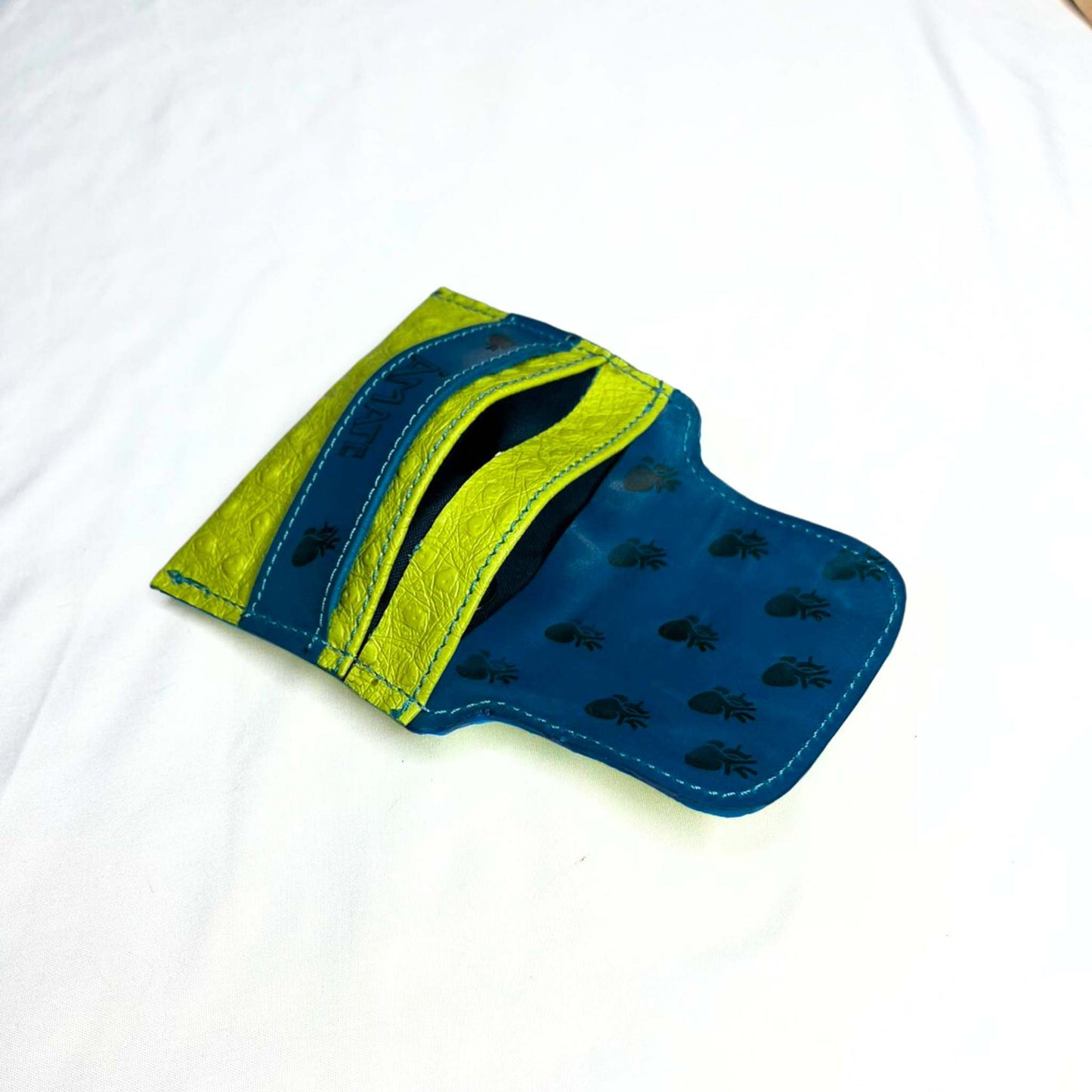 Cartera Origami "verde lima"