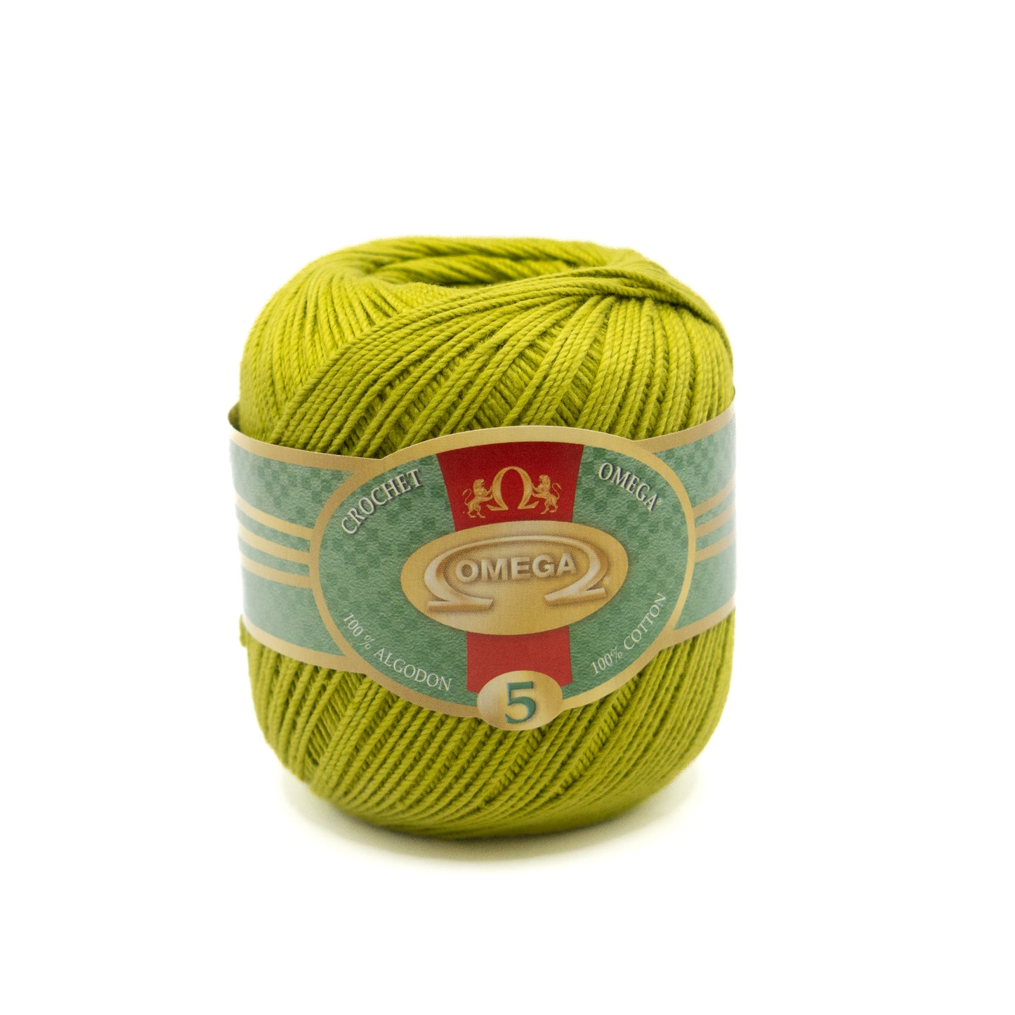 Hilo crochet N. 5 Verde limón