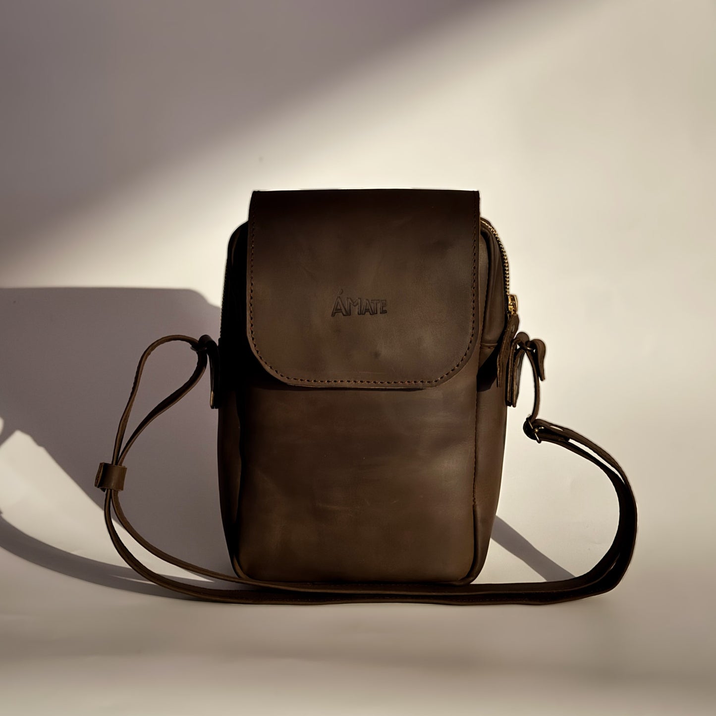 Bolso Cruzado de Cuero mini