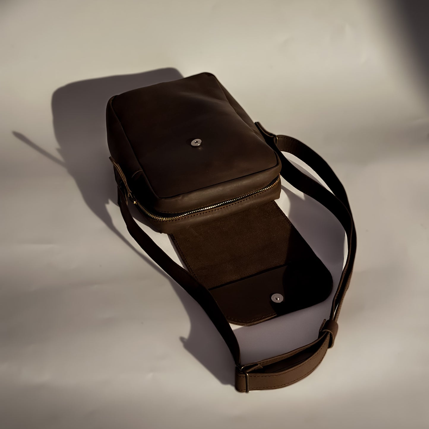 Bolso Cruzado de Cuero mini