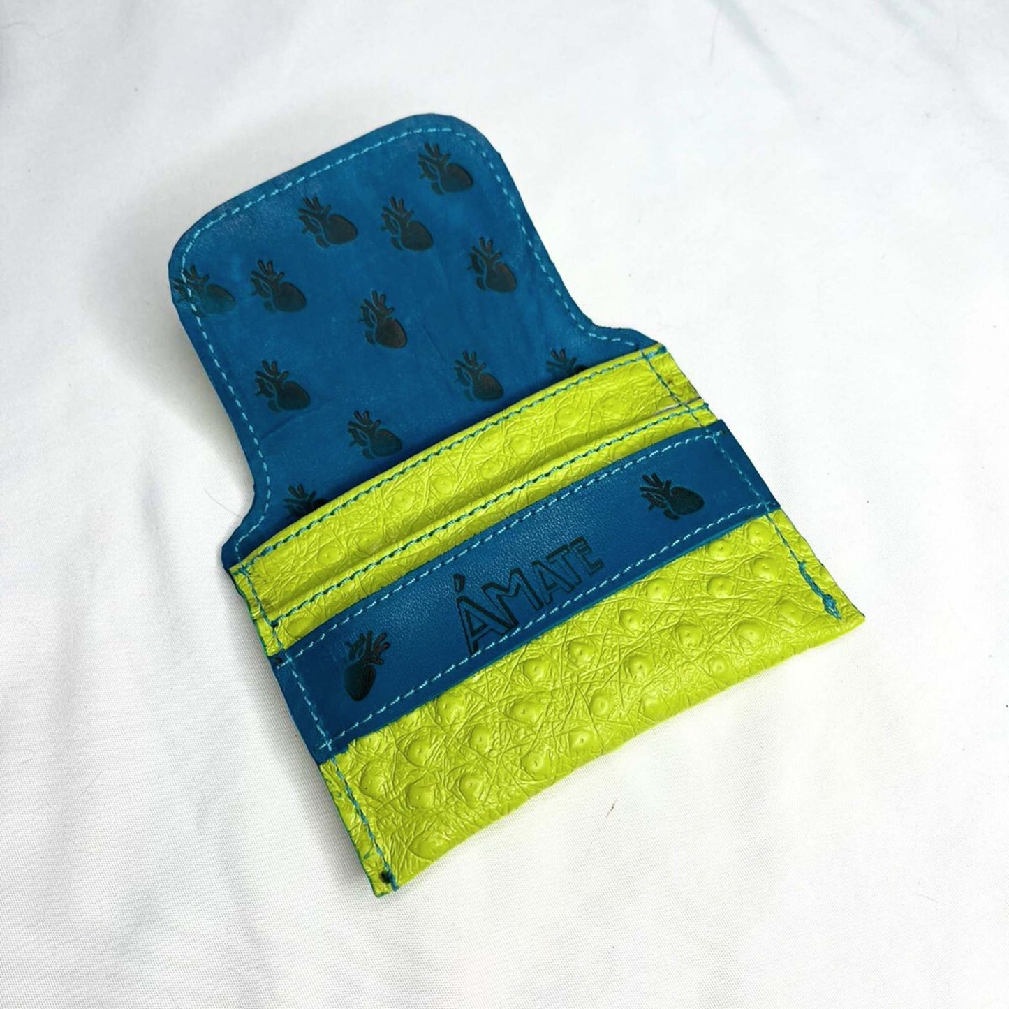 Cartera Origami "verde lima"