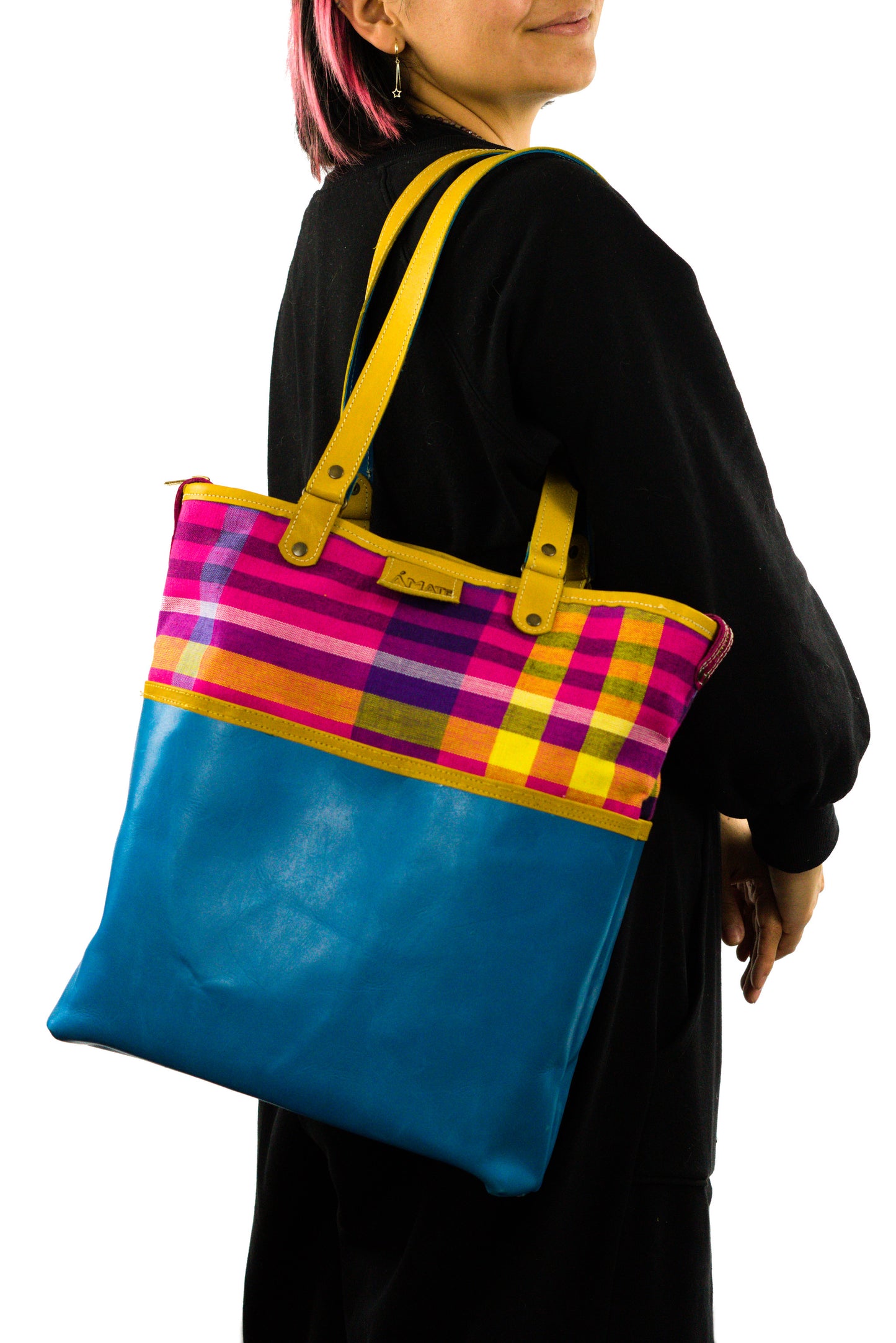 Tote Colors - Blue Magenta