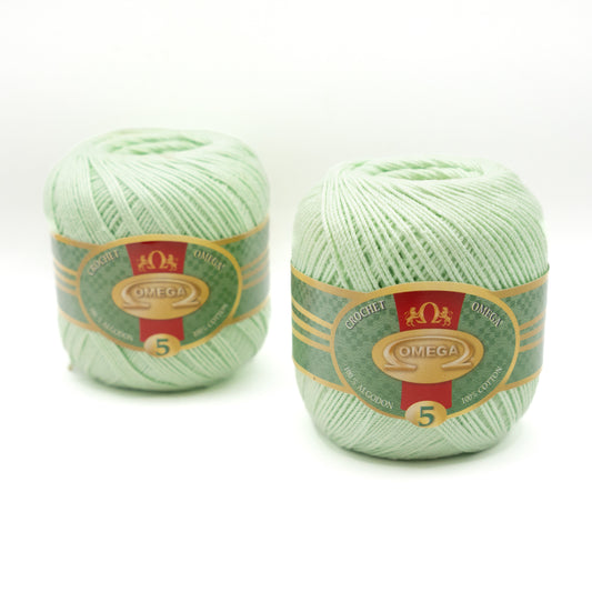 Hilo crochet N. 5 Menta