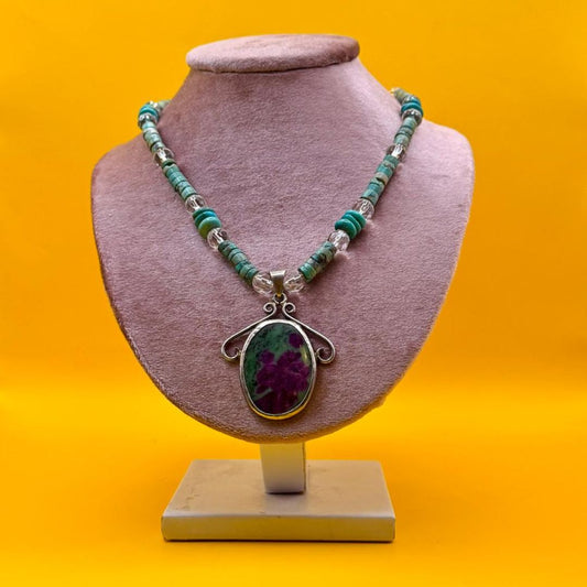 Collar Artesanal "CUARZO"