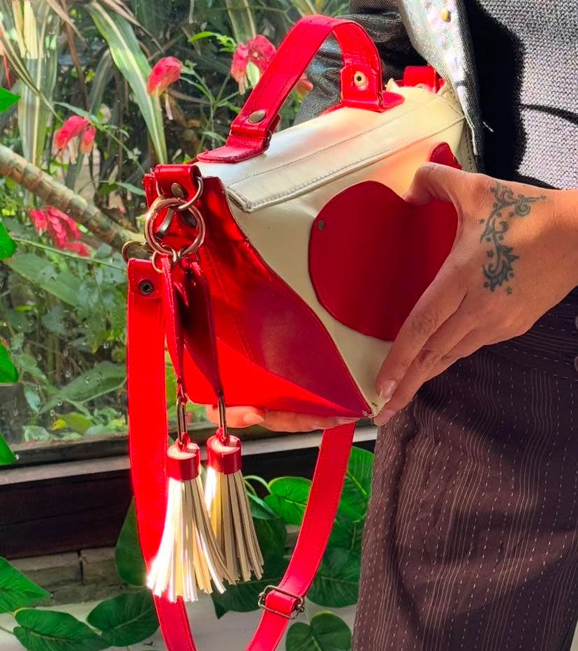 Bolso de corazones