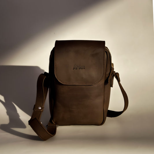 Bolso Cruzado de Cuero mini